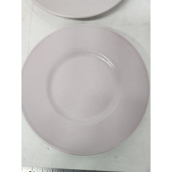 VTG Pfaltzgraff Cape May Collection Saucer Bread Plate Ceramic Lavender Set of 6 - Picture 5 of 7